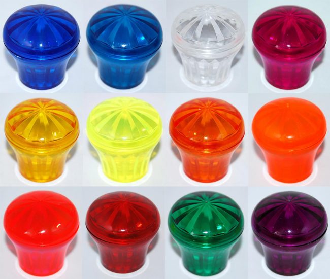 Cabochons E10 60mm couleurs